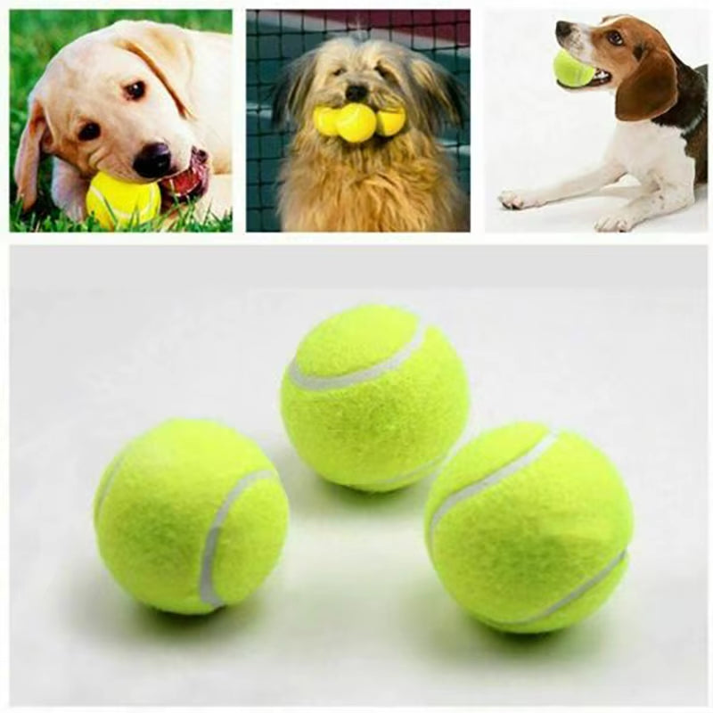 Automatic Ball Launcher Throwing Machine Dog Toys Interactive Tennis Pet Thrower with 3 Balls