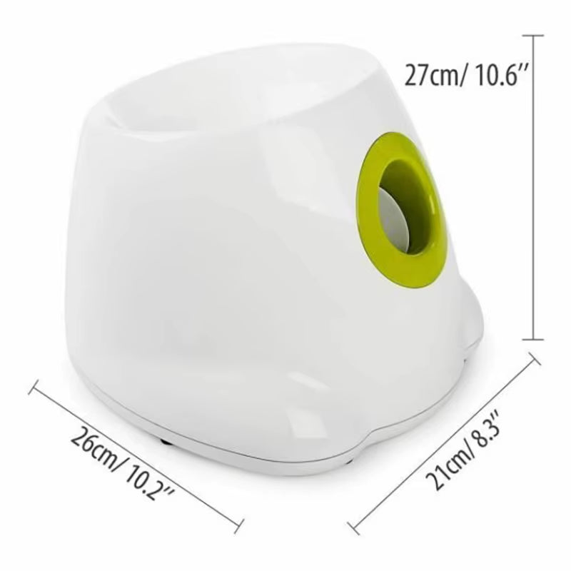 Automatic Ball Launcher Throwing Machine Dog Toys Interactive Tennis Pet Thrower with 3 Balls