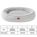 Dog Bed for Small Medium Dogs-Washable Furry Dog Beds, Winter Fleece Pet Beds with Removable Zipper Cover