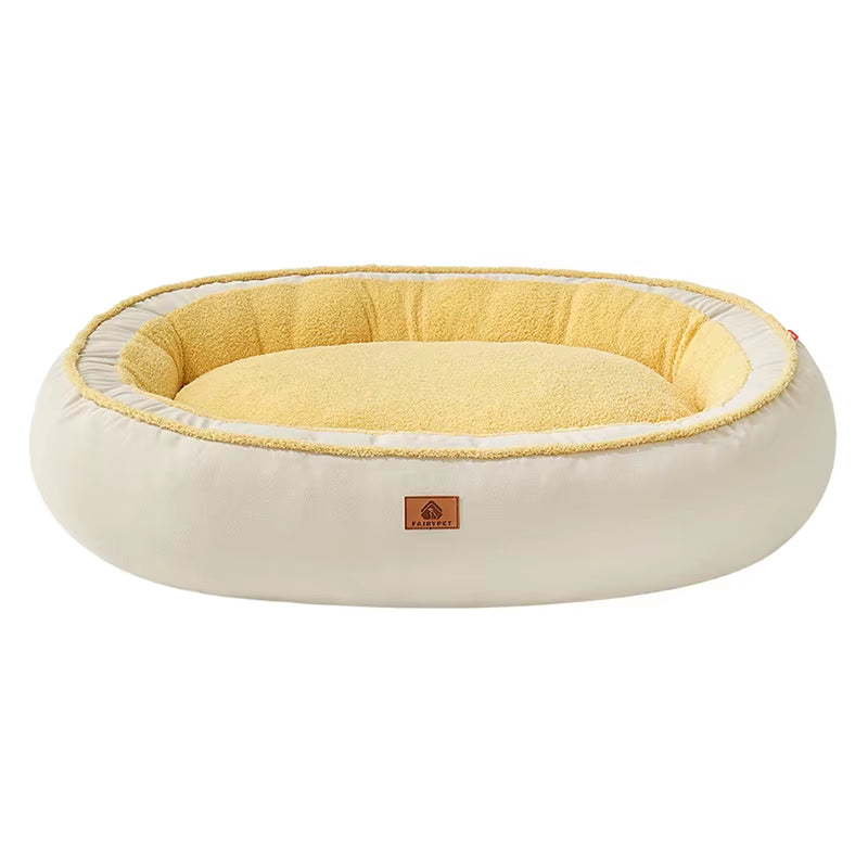 Dog Bed for Small Medium Dogs-Washable Furry Dog Beds, Winter Fleece Pet Beds with Removable Zipper Cover